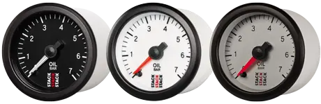 Stack 52Mm Professional Stepper Motor Analogue Oil Temperature Gauge 2