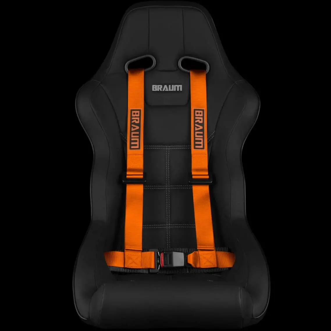 4 Point 2" Racing Harness - Orange 1