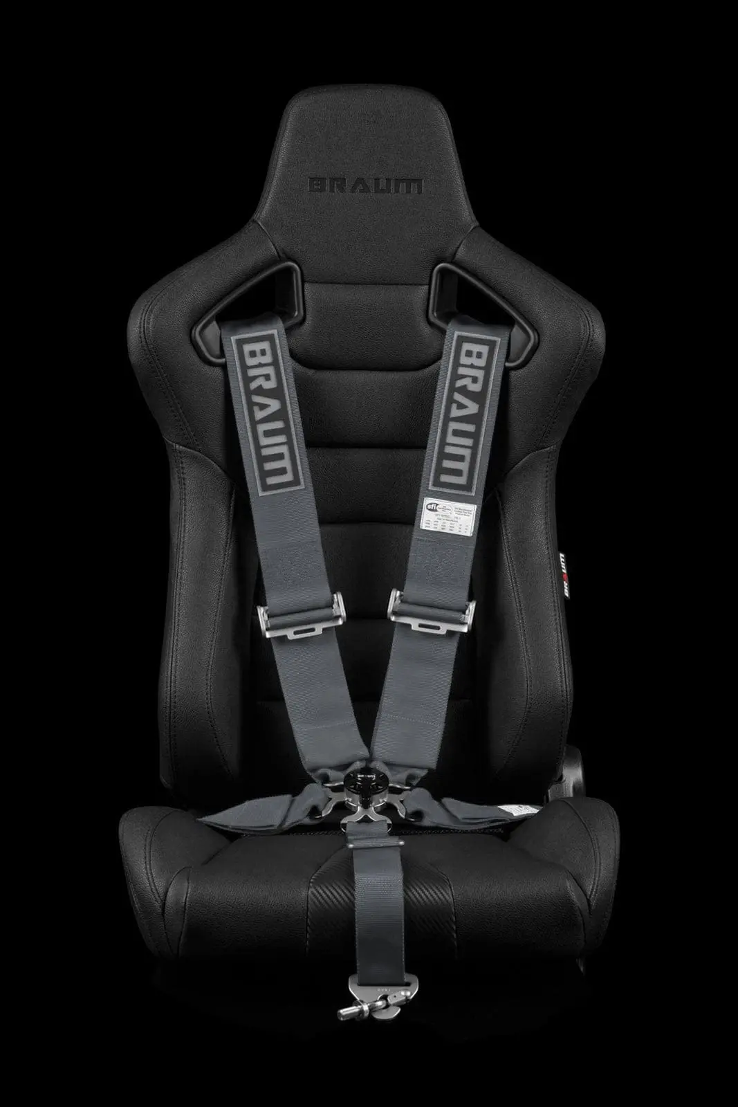Braum Racing 5 Pt – Sfi 16.1 Racing Harness (Gunmetal) 1