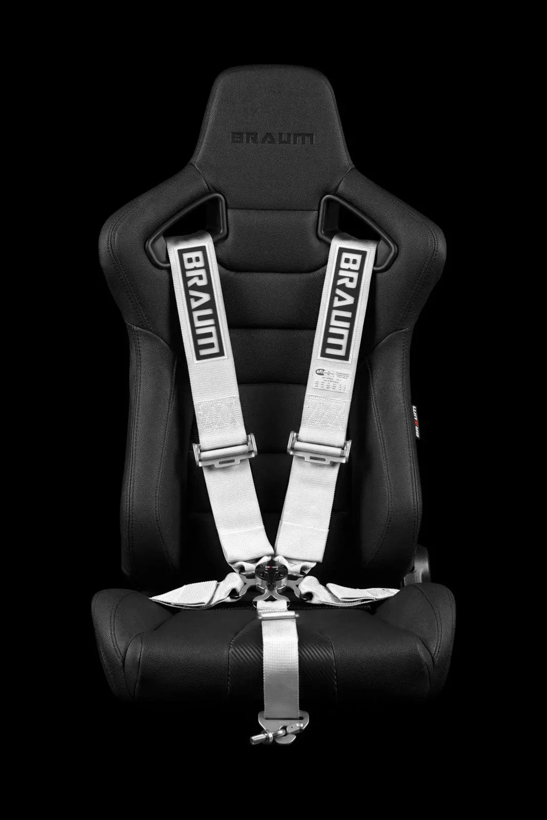 Braum Racing 5 Pt – Sfi 16.1 Racing Harness (White) 1