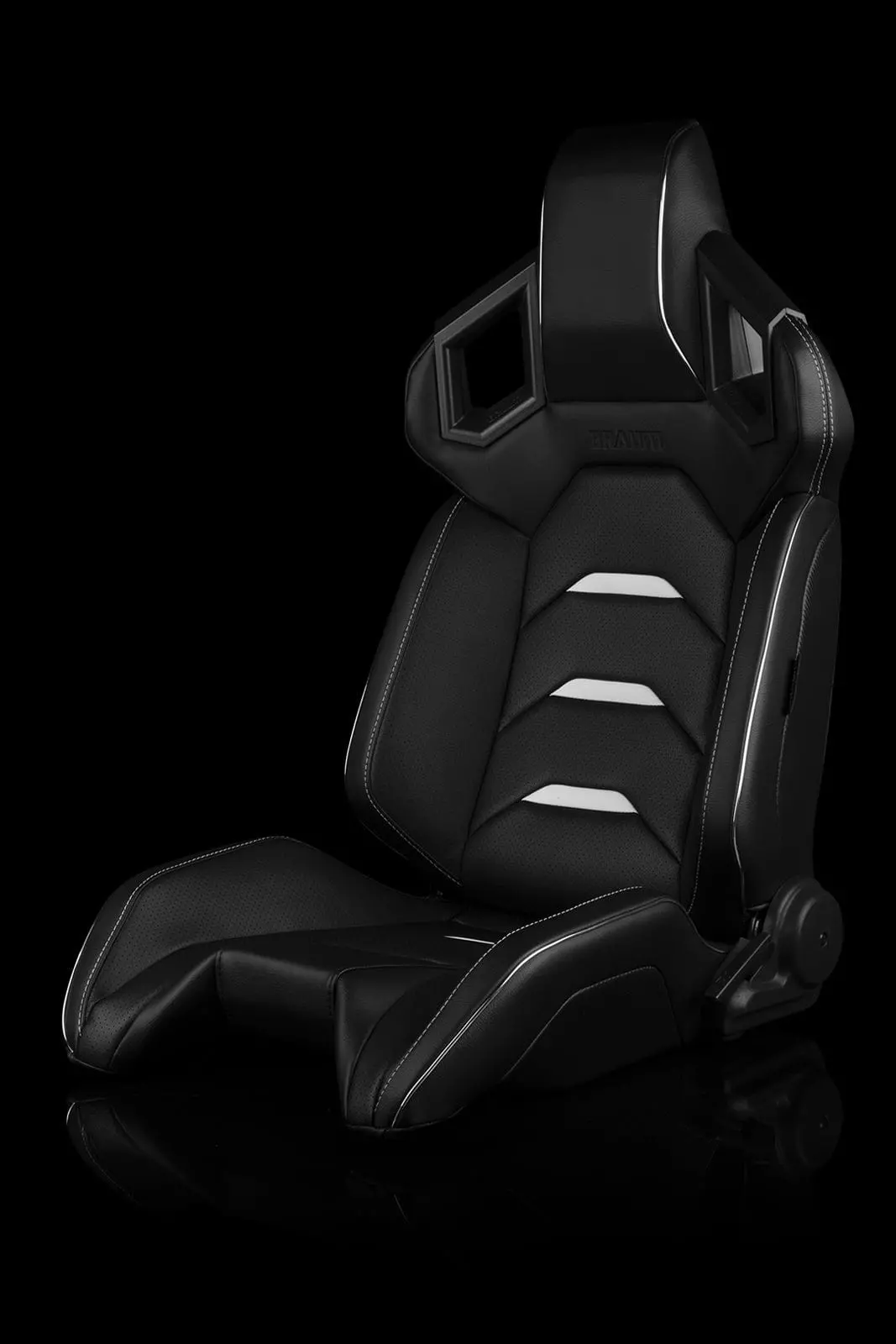 Alpha-X Series Racing Seats (Black & White) – Pair 1