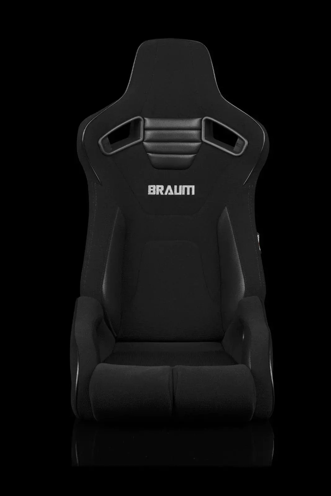 Elite-R Series Sport Seats - Black Jacquard (Black Stitching / Black Piping) 2