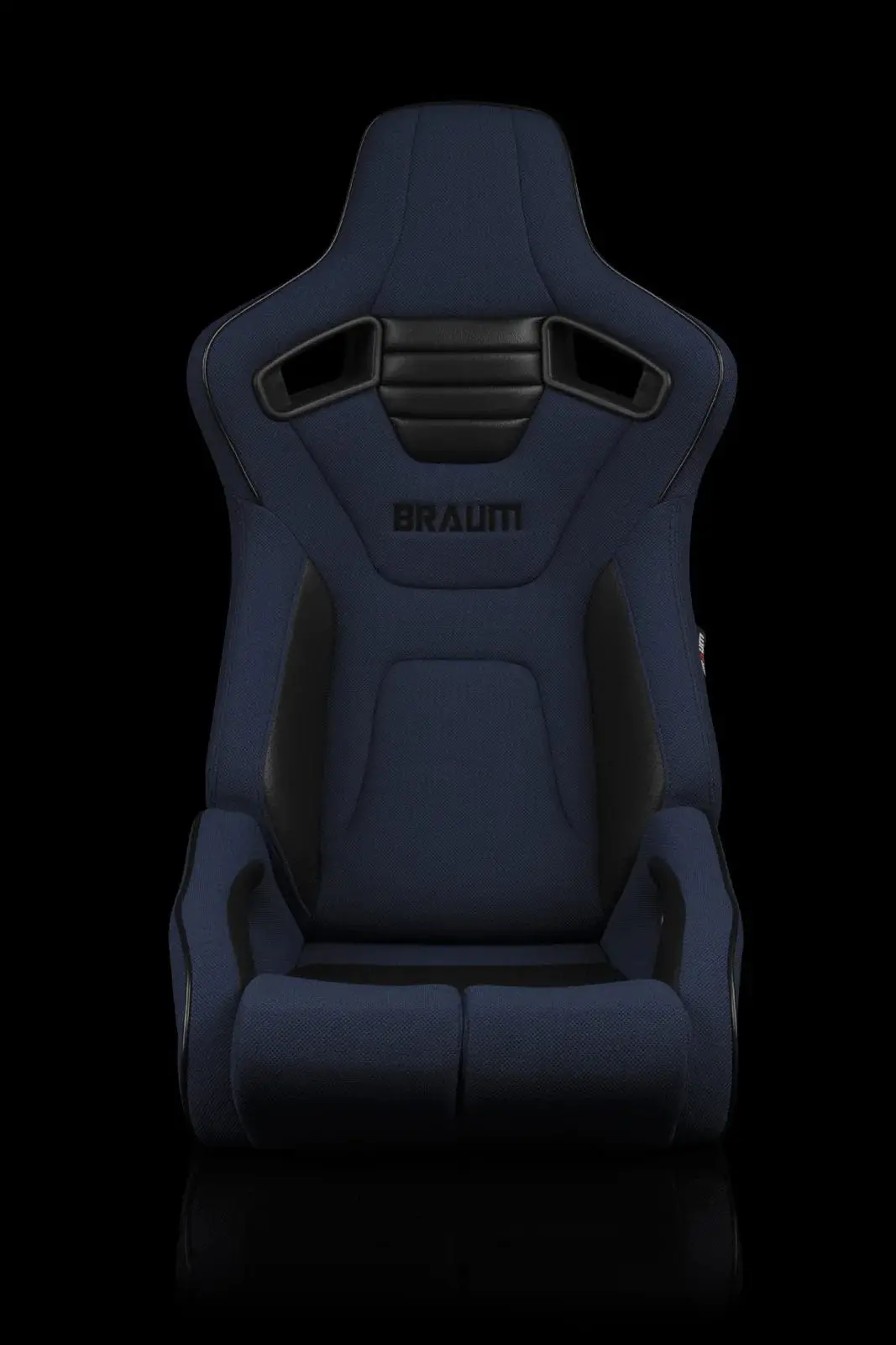 Elite-R Series Sport Seats - Blue Jacquard (Black Stitching / Black Piping) 2