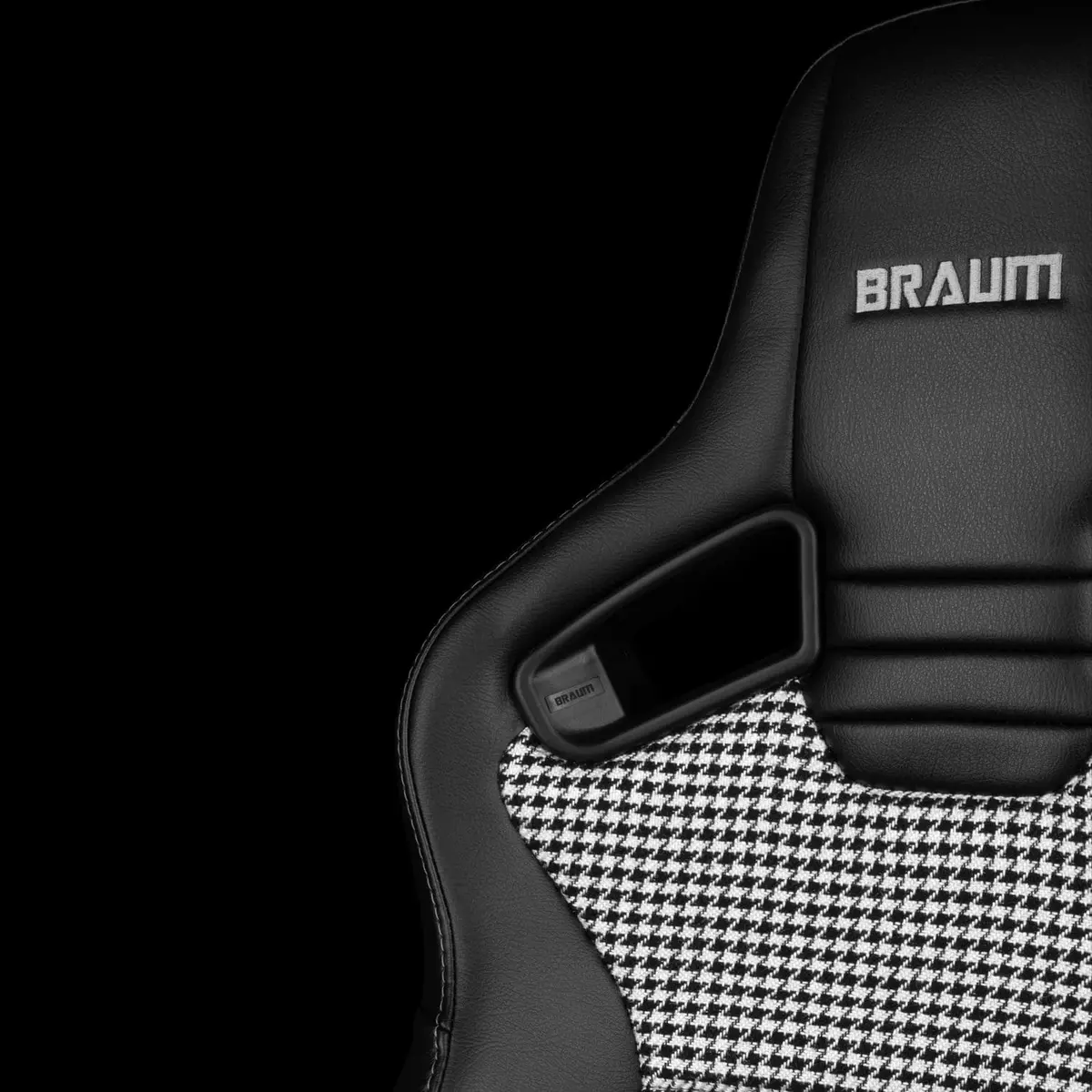 Elite V2 Series Sport Seats - Black & Houndstooth Cloth 2