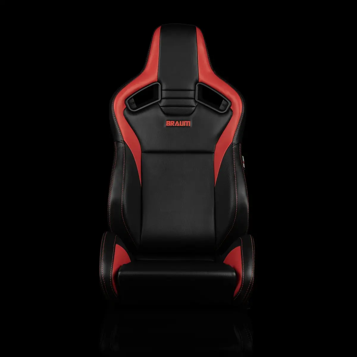 Elite V2 Series Sport Seats - Black & Red 2