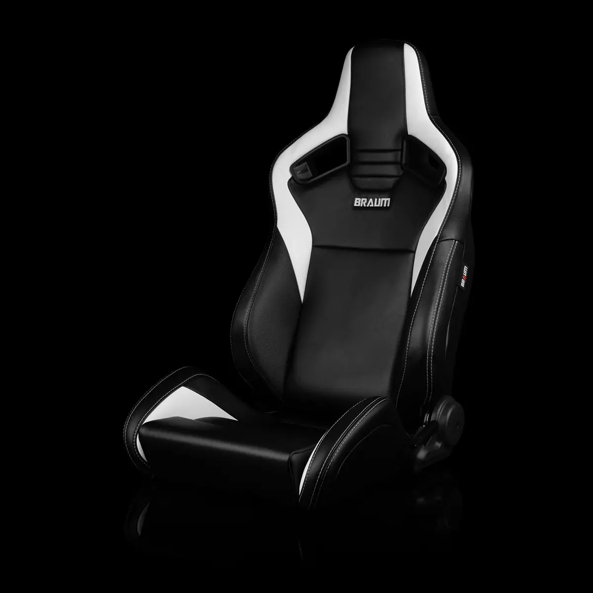 Elite V2 Series Sport Seats - Black & White 2