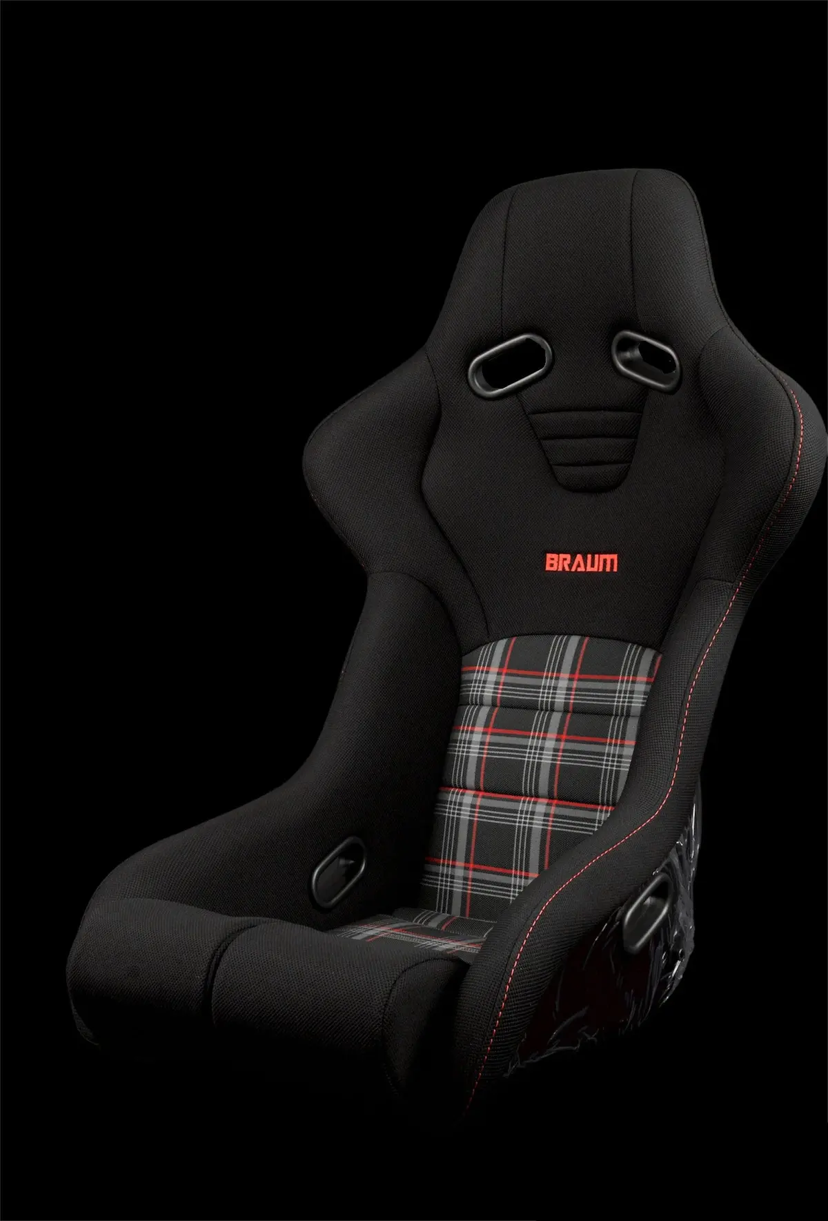 Falcon-R Composite Frp Bucket Seat - Red Plaid 1