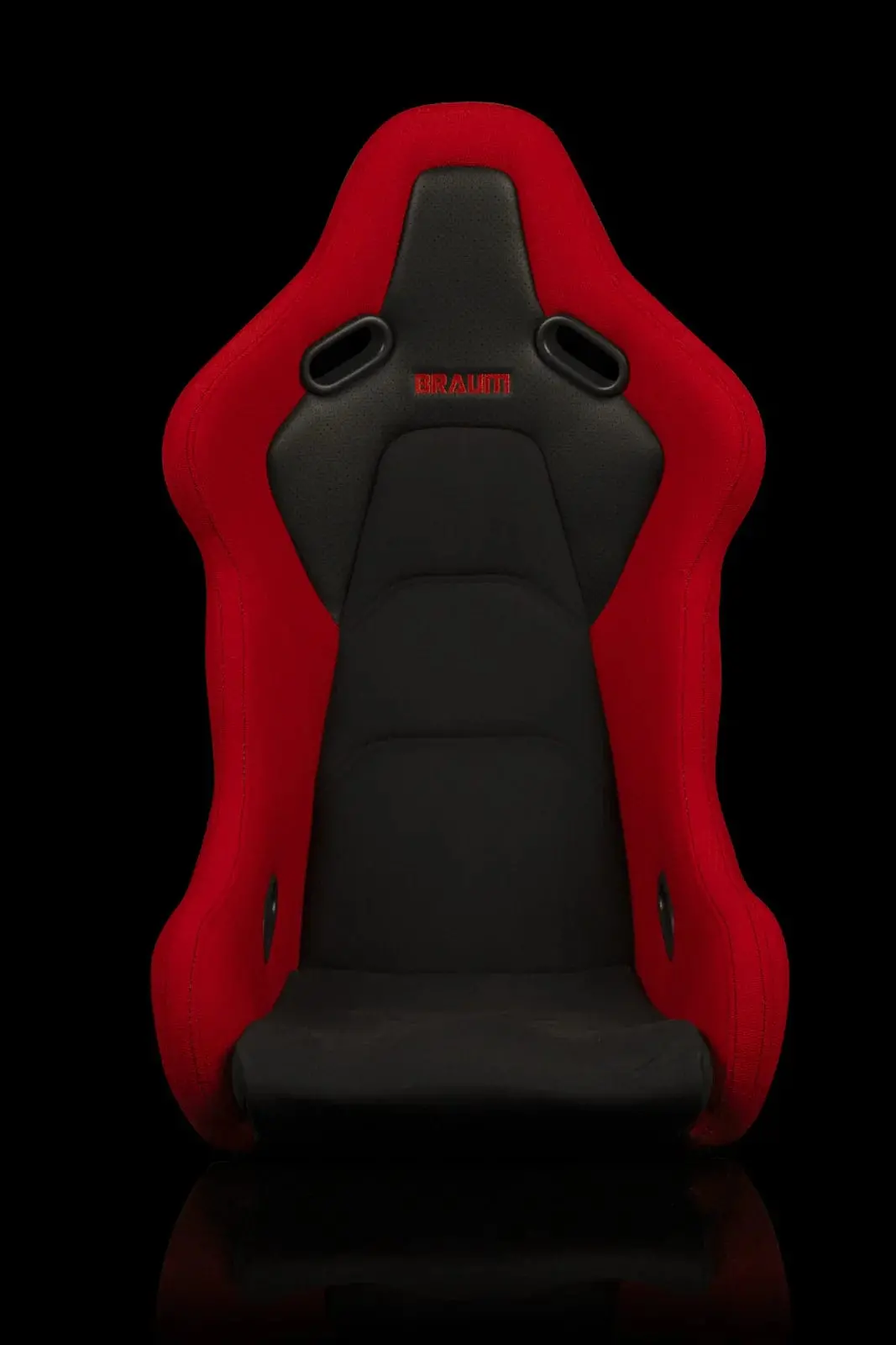 Falcon-S Composite Frp Bucket Seat - Red Jacquard Black Stitching 2