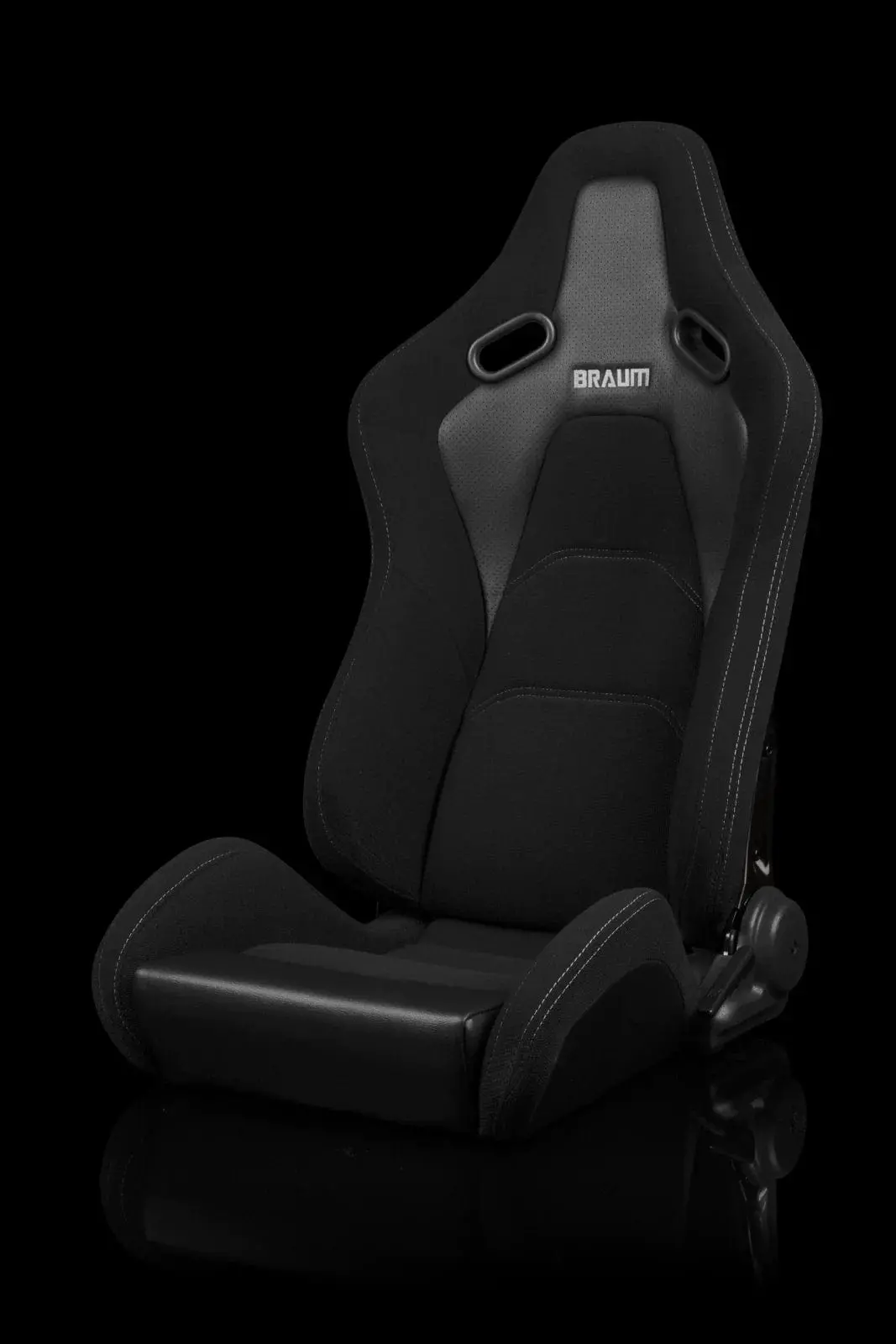 Falcon-S Composite Frp Reclining Seats - Black Cloth/ Grey Stitching 1