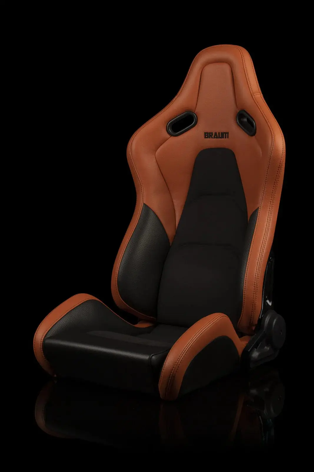 Falcon-S Composite Frp Reclining Seats - British Tan W/ Black Stitching 1