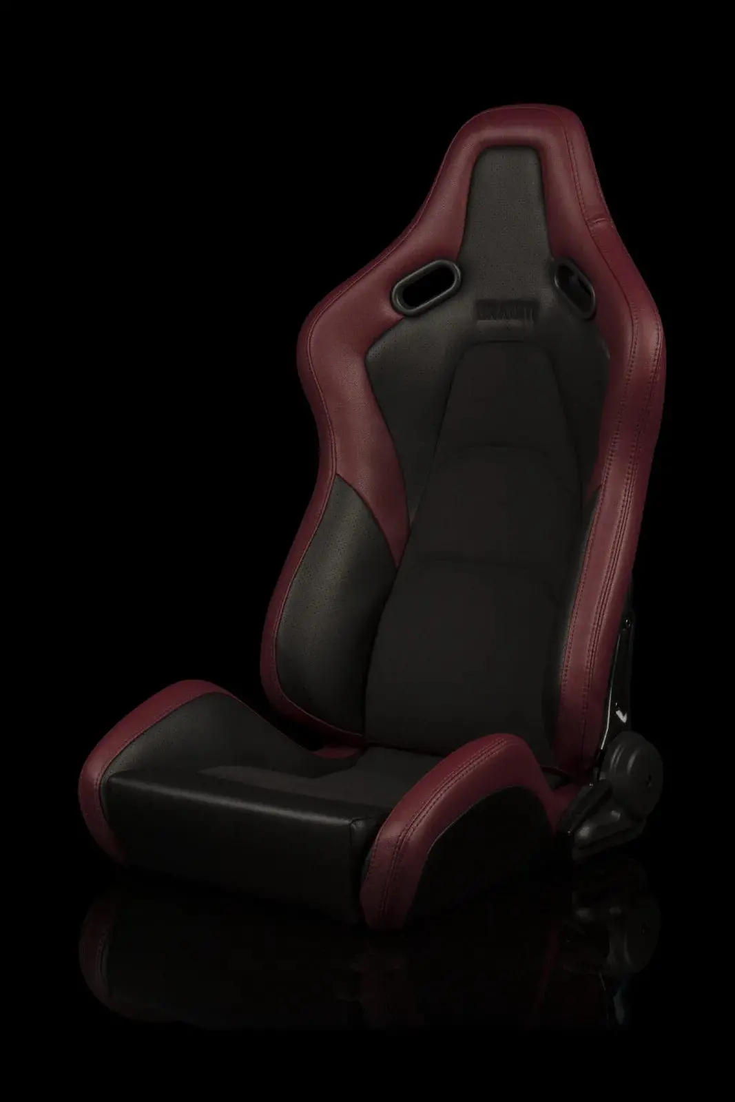 Falcon-S Composite Frp Reclining Seats - Maroon W/ Black Stitching 1