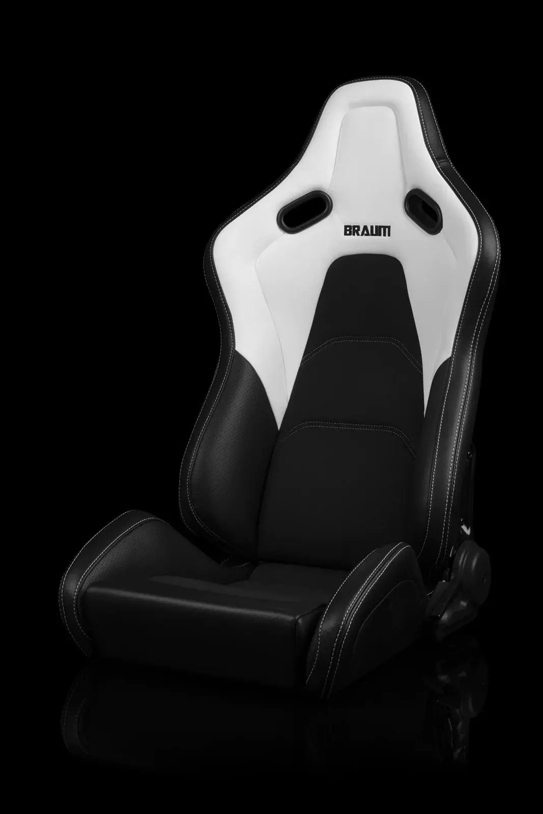 Falcon-S Composite Frp Reclining Seats - White W/ White Stitching 1