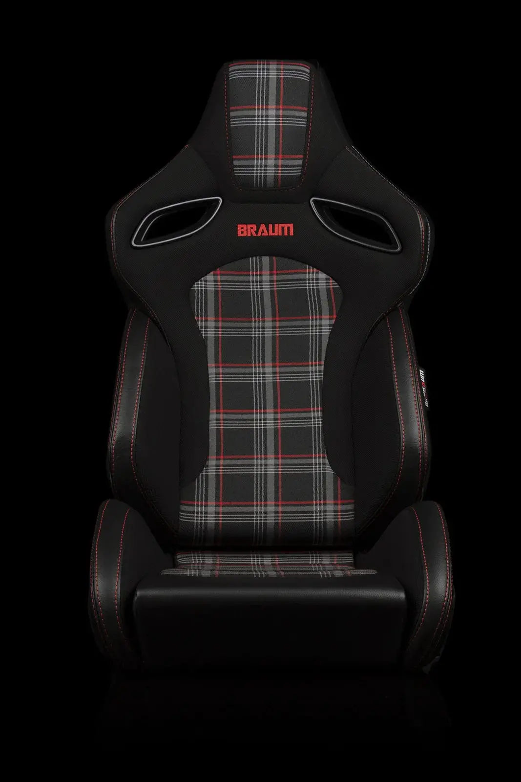 Orue S Series Sport Seats - Red Plaid Fabric 2