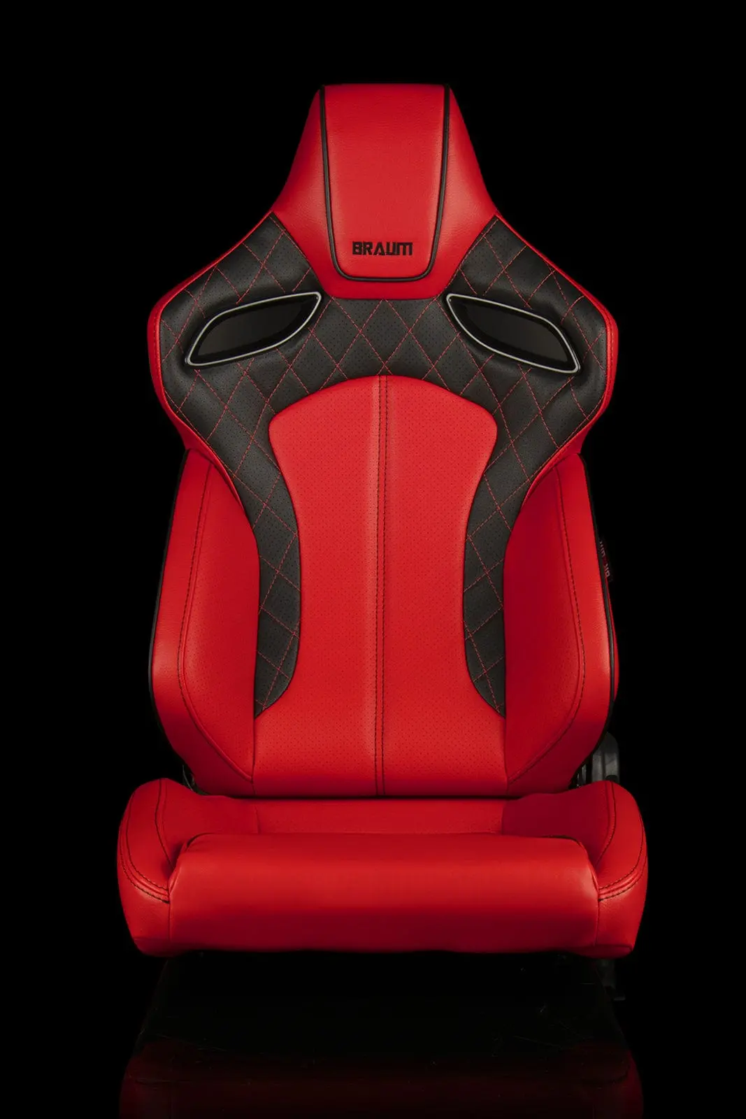 Orue Series Racing Seats (Diamond Ed. | Red Leatherette) – Pair 2