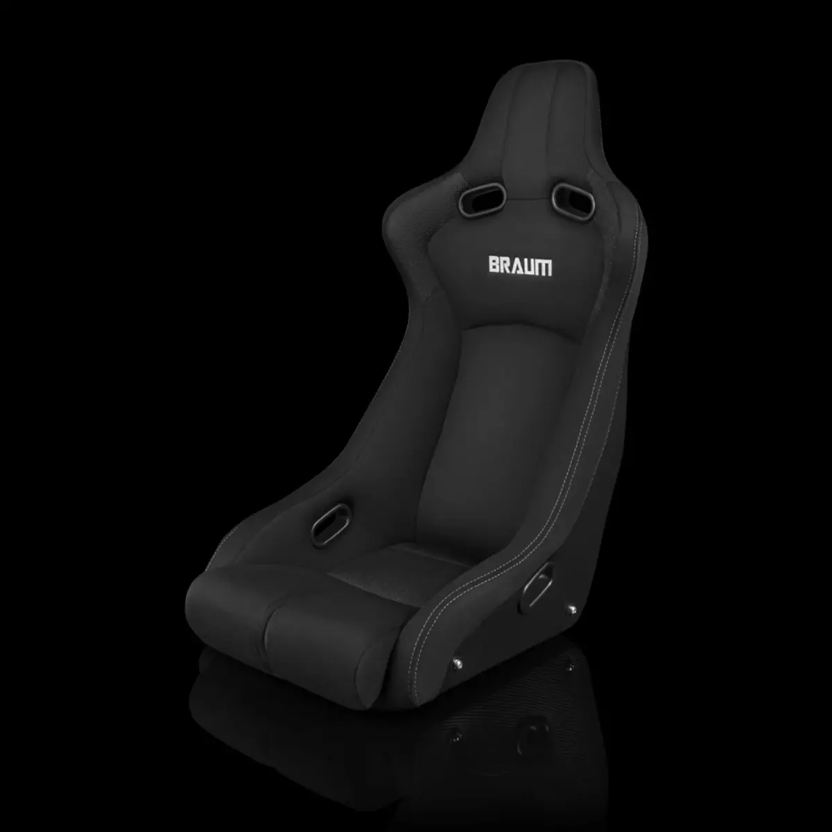 Venom-R Series Fixed Back Bucket Seat - Black Cloth / Carbon Fiber 1