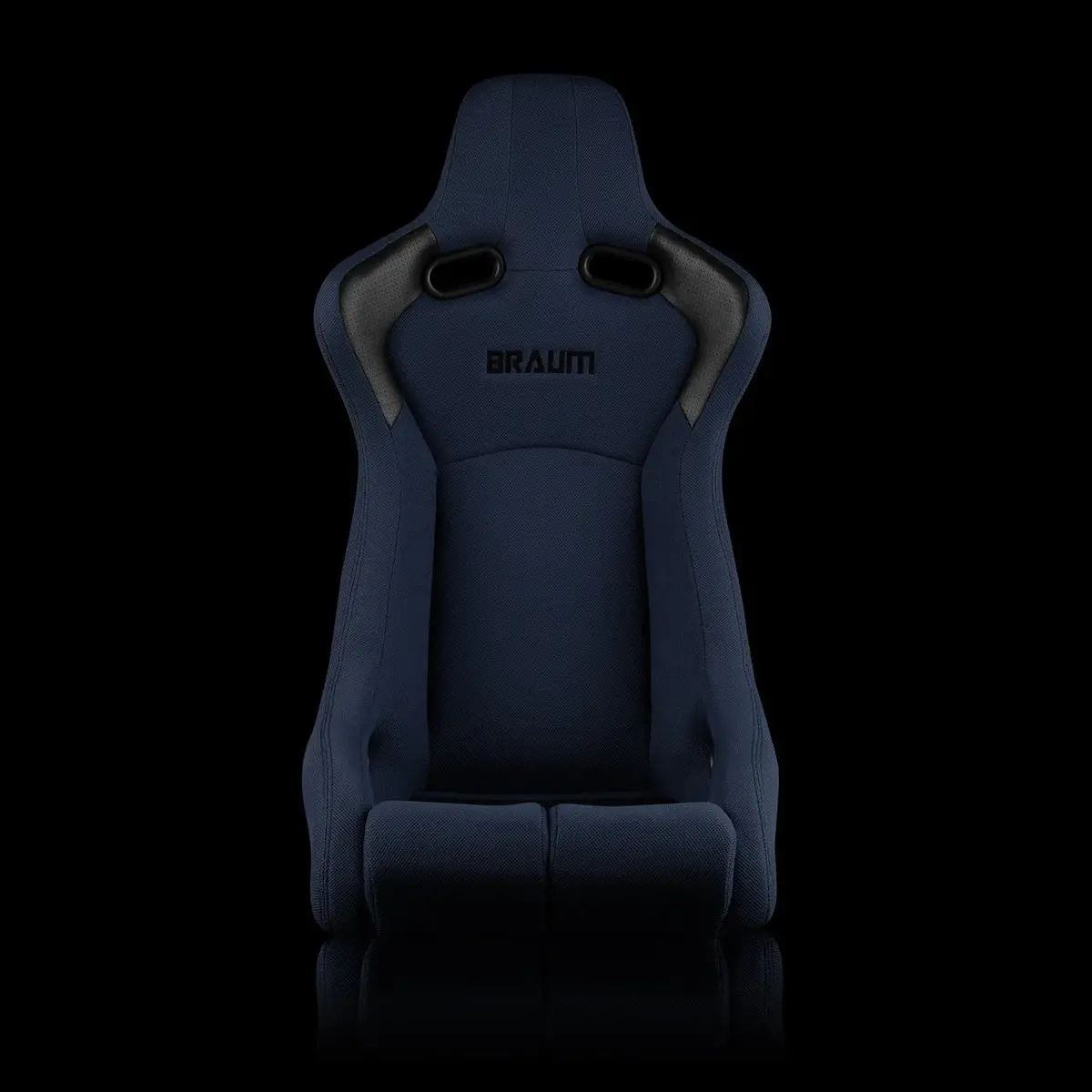 Venom-R Series Fixed Back Bucket Seat - Blue Cloth / Carbon Fiber 1