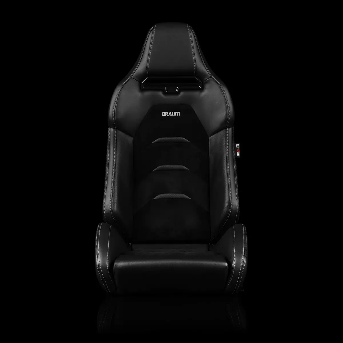 Viper X Series Sport Seats - Black / Suede Inserts 2
