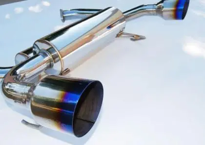 Invidia 09+ 370Z Gemini Single Layer Titanium Tip Cat-Back Exhaust 1