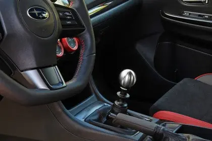 Perrin '15-'19 Wrx W/ Rattle Fix Ball 2.0In Brushed Stainless Steel Shift Knob 2