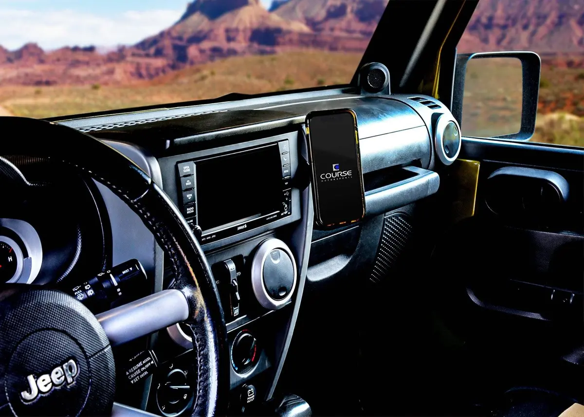 Directfit Phone Mount: Jeep Wrangler (2007-2010) 4