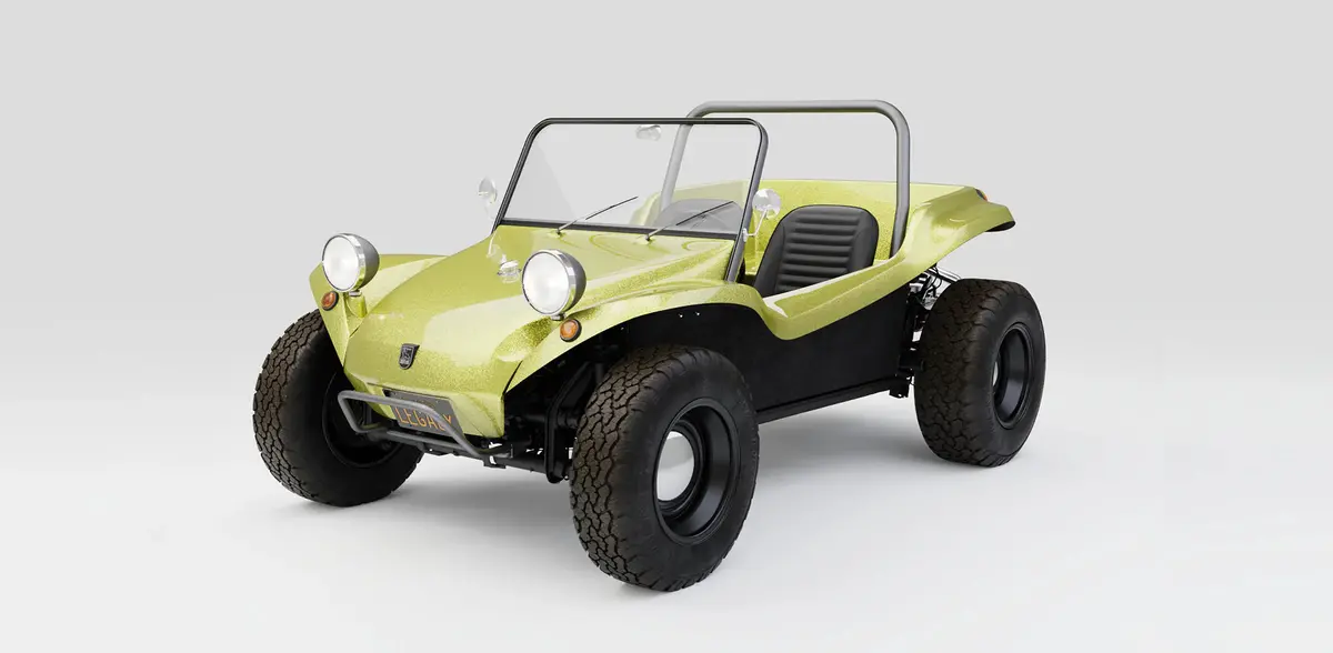 Meyers Manx Classic Buggy - Brilliant Chartreuse 1