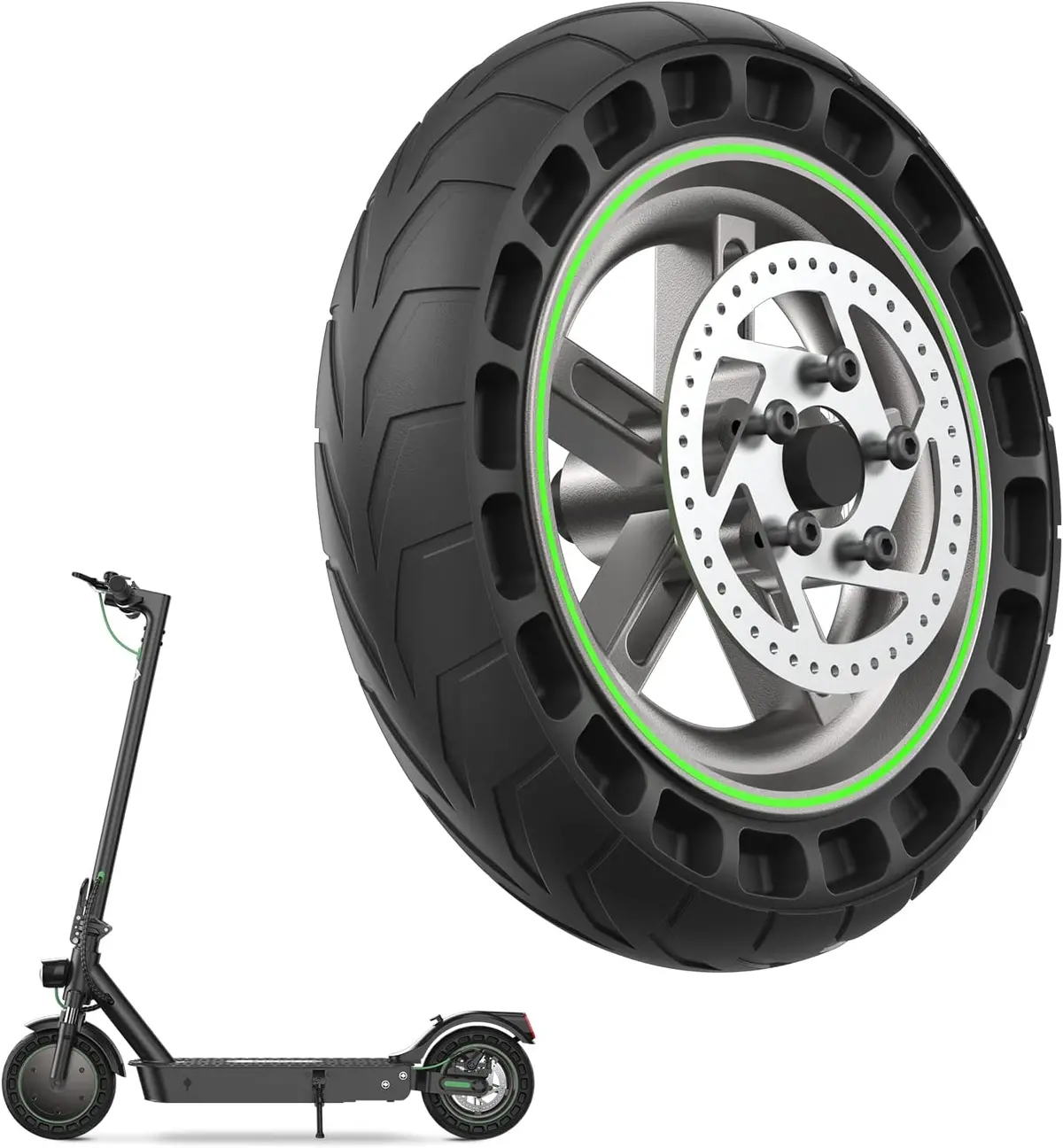 Rear Wheel Replacement For S9 Max Electric Scooter 1