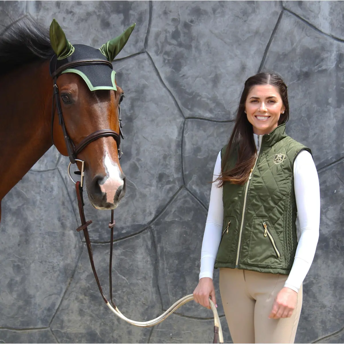 The Del Mar Barn Vest With Faux Fur Lining 3