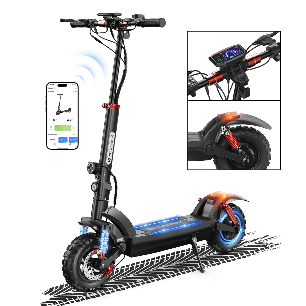 Isinwheel Gt2 Off Road Electric Scooter 2026 Upgraded Version 1