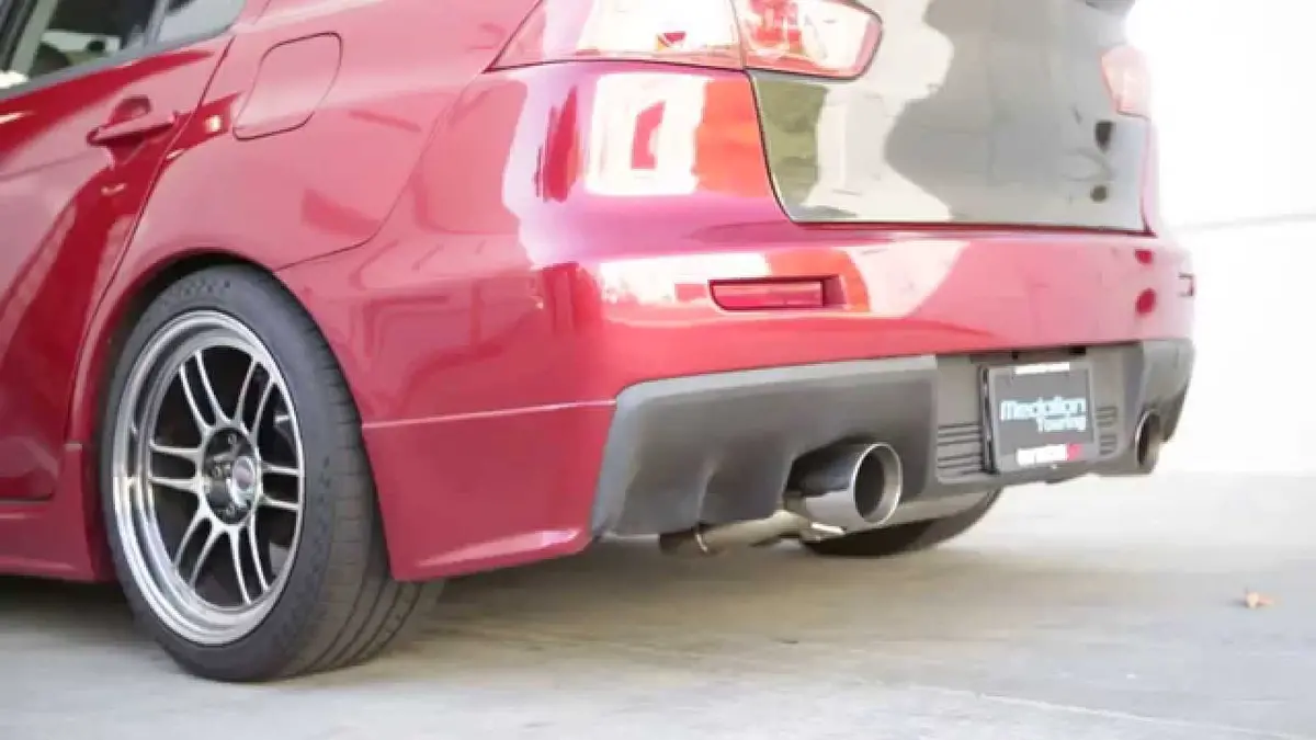 Tanabe Medallion Touring Catback Exhaust '08-'15 Lancer Evo10 2