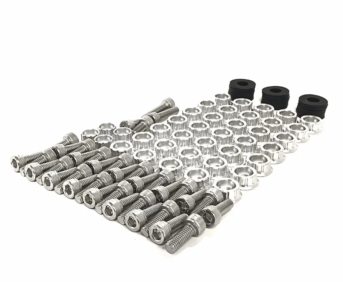 Engine Bay Silver Hardware Kit By Mpc 1