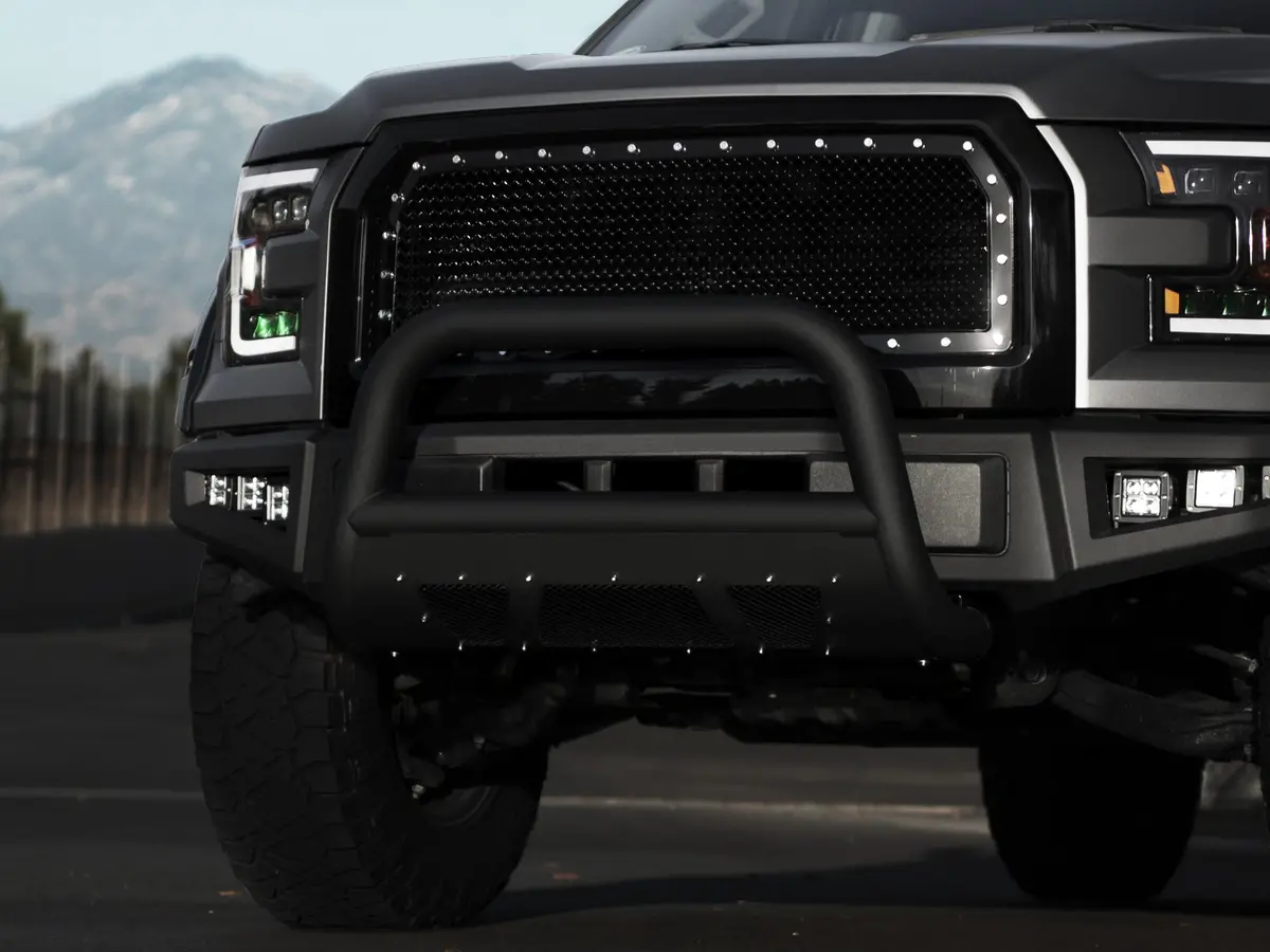 Armordillo 2011-2019 Ford Explorer Ms Bull Bar - Matte Black 1