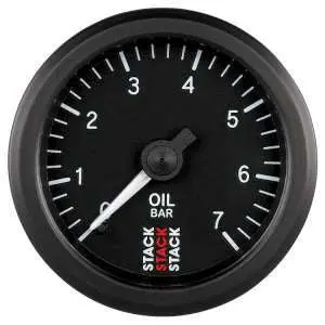 Stack 52Mm Professional Stepper Motor Analogue Oil Pressure Gauge 1