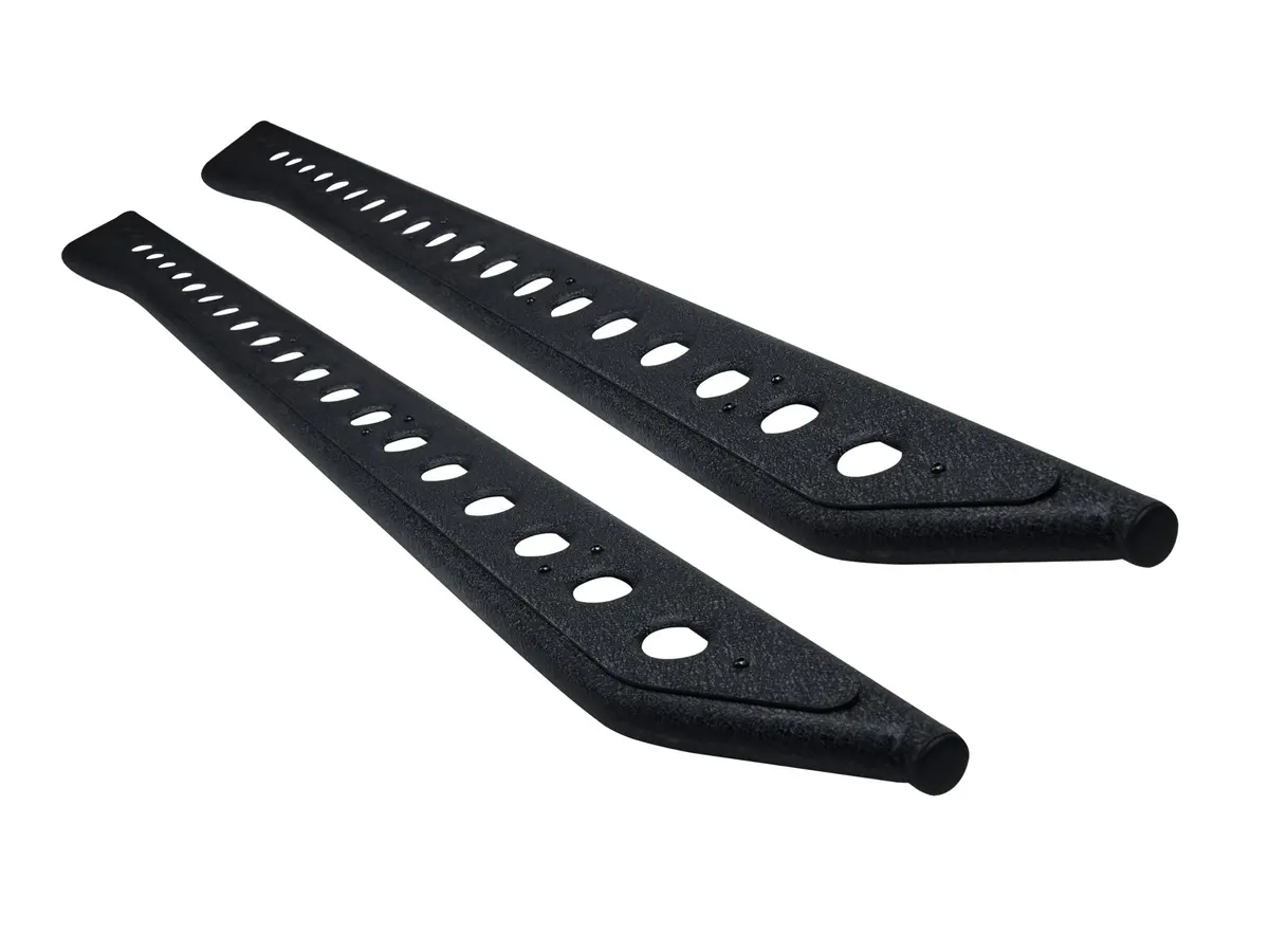 Armordillo 2007-2018 Chevy Silverado 1500/2500/3500 Double Cab Rs Series Running Board - Texture Black 1