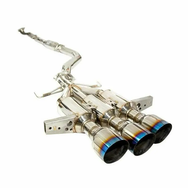 Invidia '17-'20 Honda Civic Type-R Gemini/R400 Full 76Mm Exhaust W/Front Pipe And Titanium Tips 1