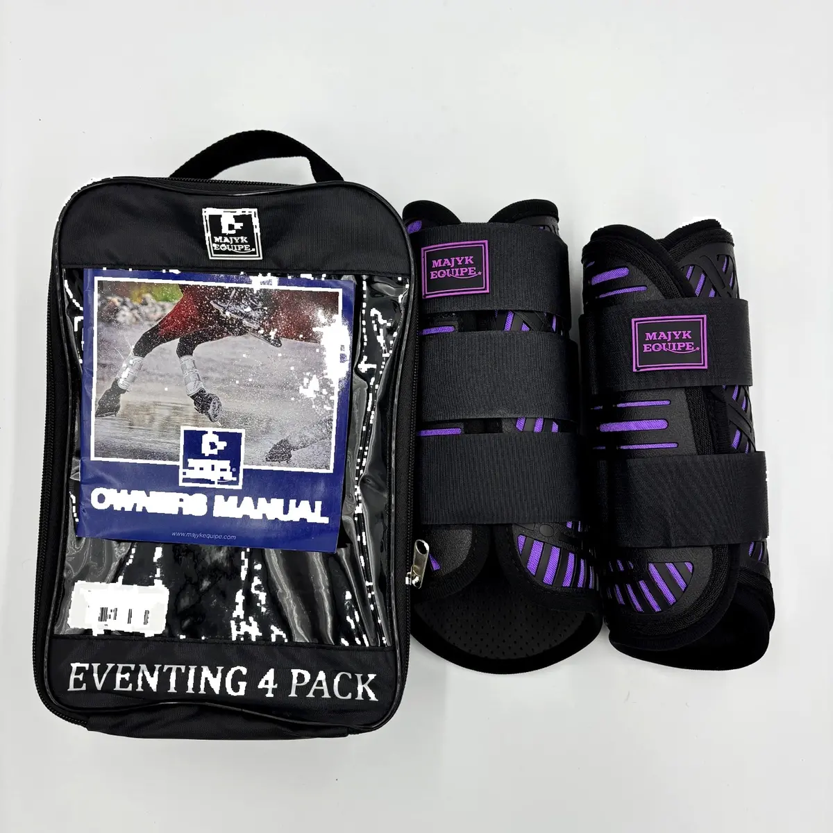 Xc Elite Front And Hind Set In Black/Purple 1