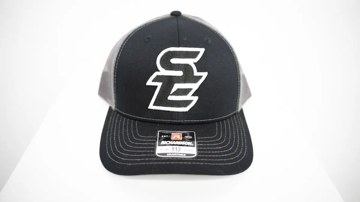 Grey / Black Se Trucker Hat 1