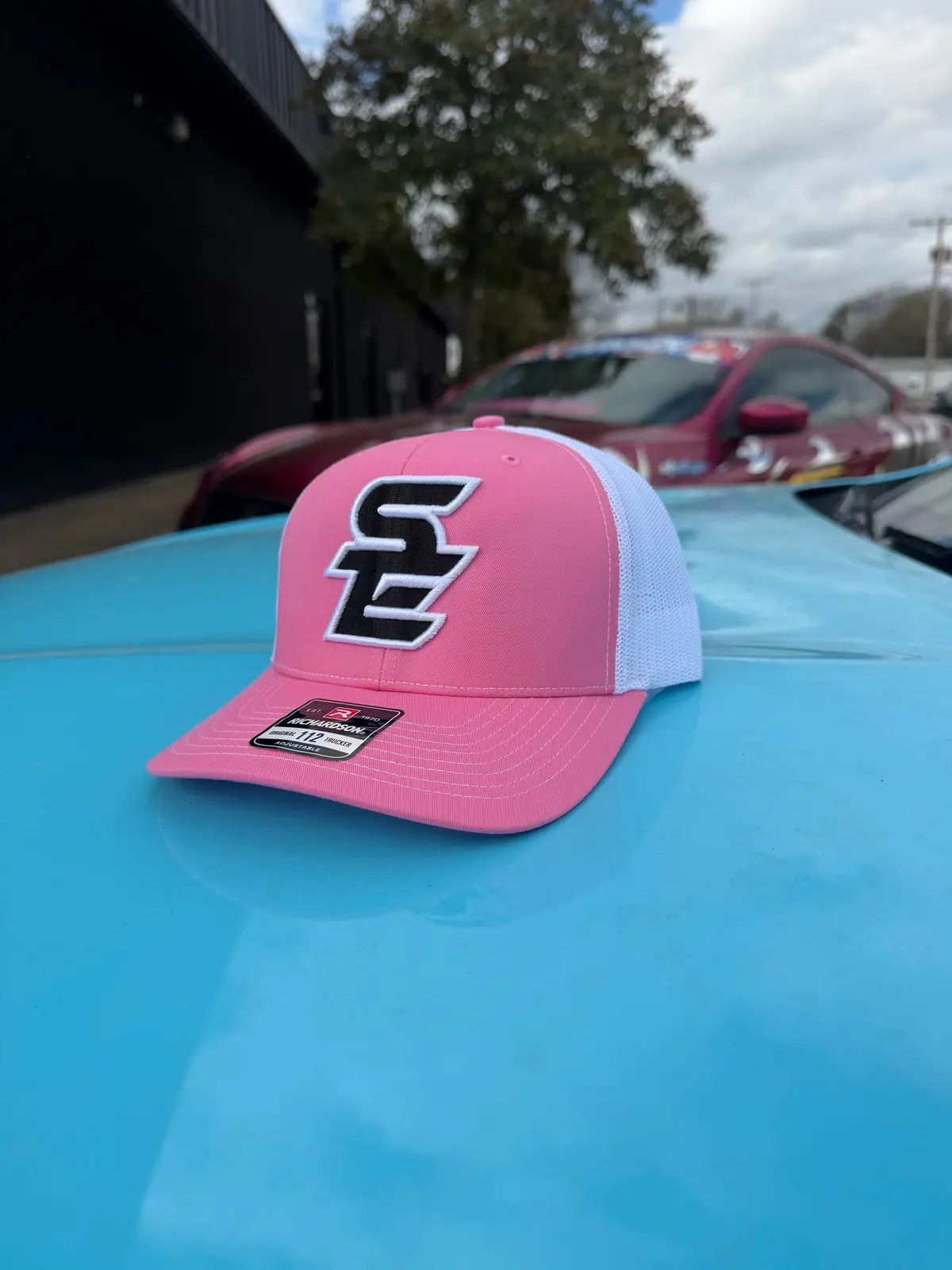 Pink / White Se Trucker Hat 1