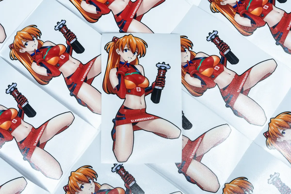 Anime With Coilover Sticker 1