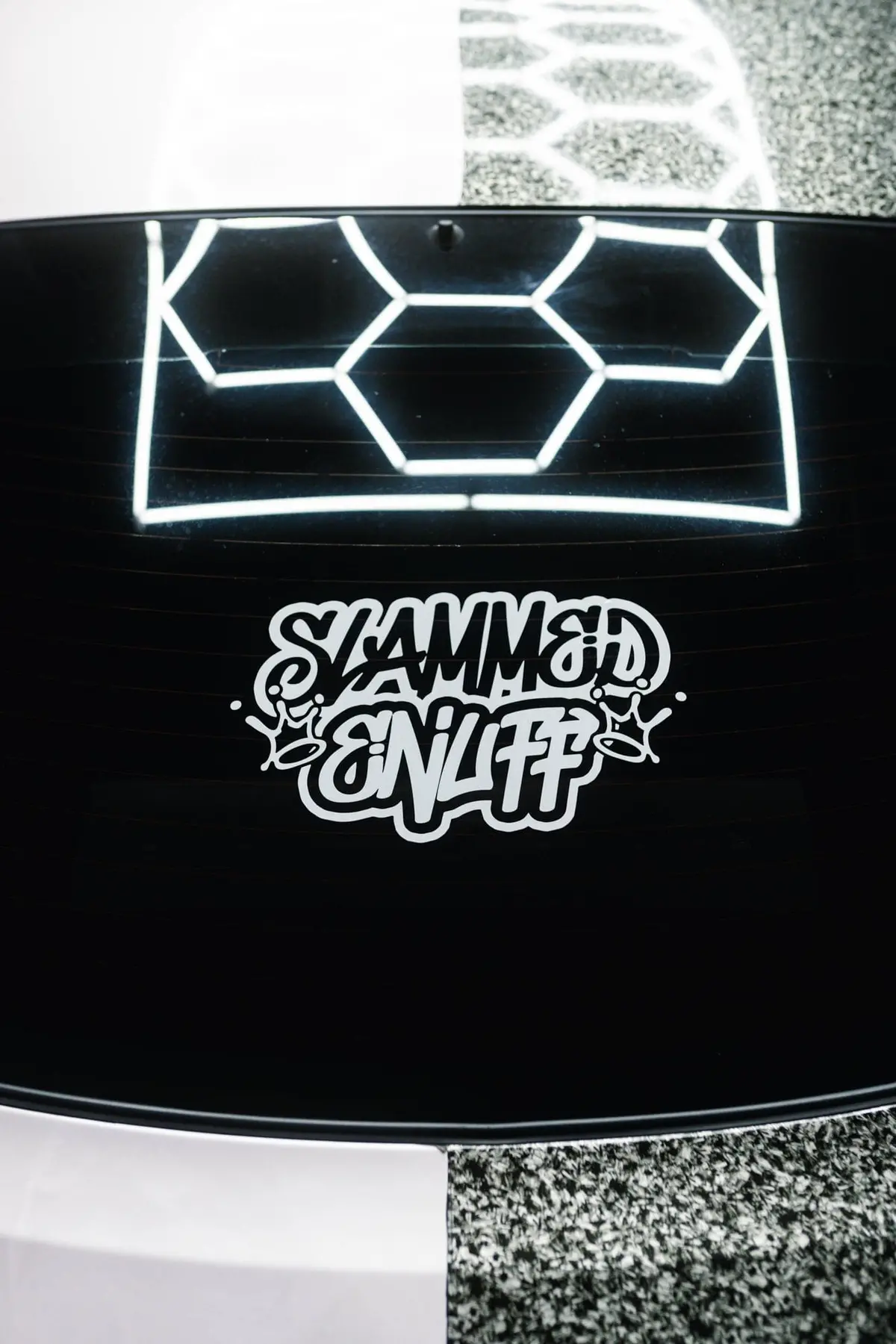 Slammedenuff Rear Graffiti Decal 6