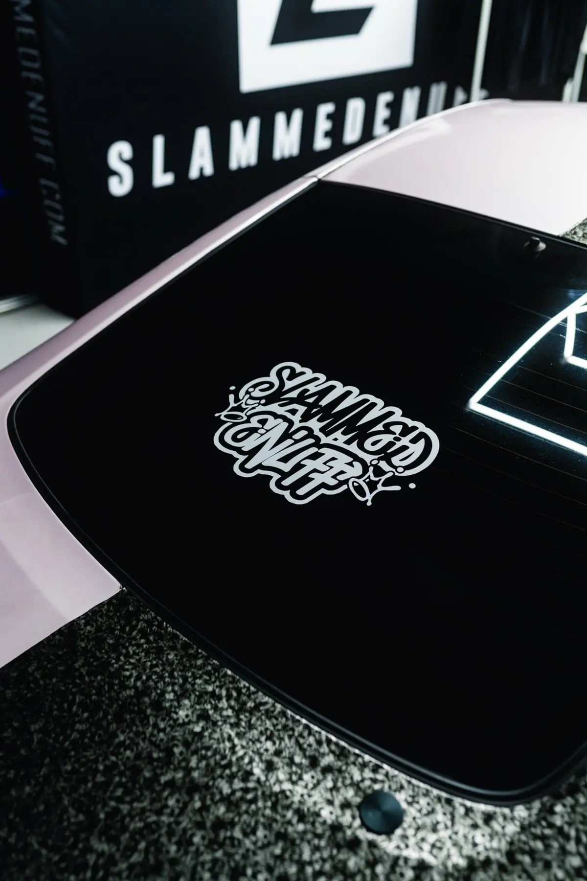 Slammedenuff Rear Graffiti Decal 8
