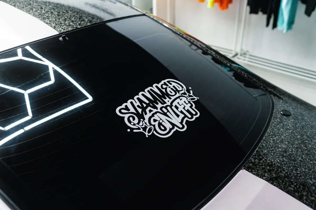 Slammedenuff Rear Graffiti Decal 1
