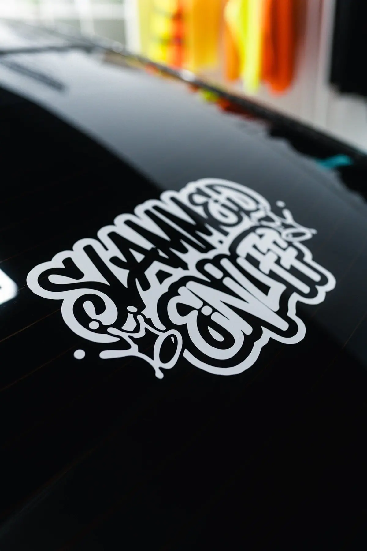 Slammedenuff Rear Graffiti Decal 9