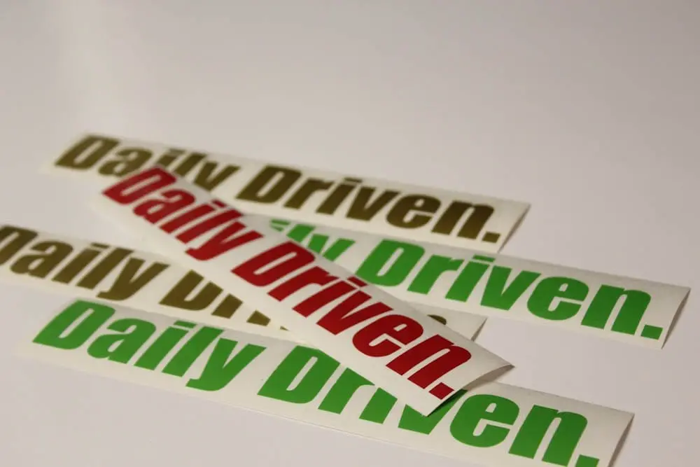 Daily Driven --Decal 1