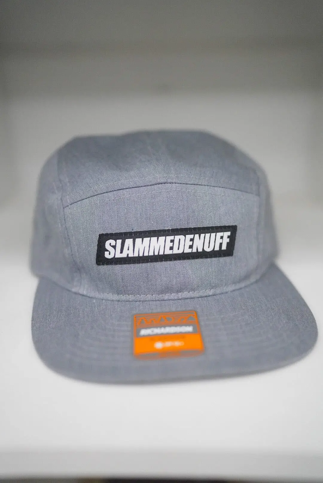 Se Grey 7 Panel Hat 1