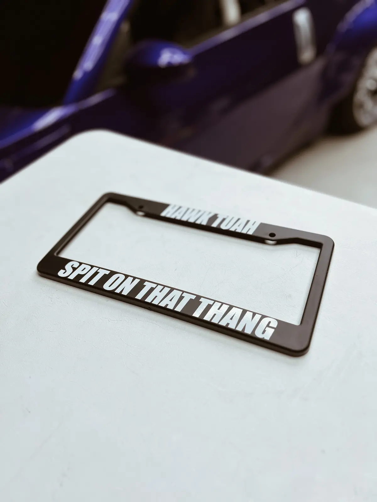 Hawk Tuah Plate Frame 1