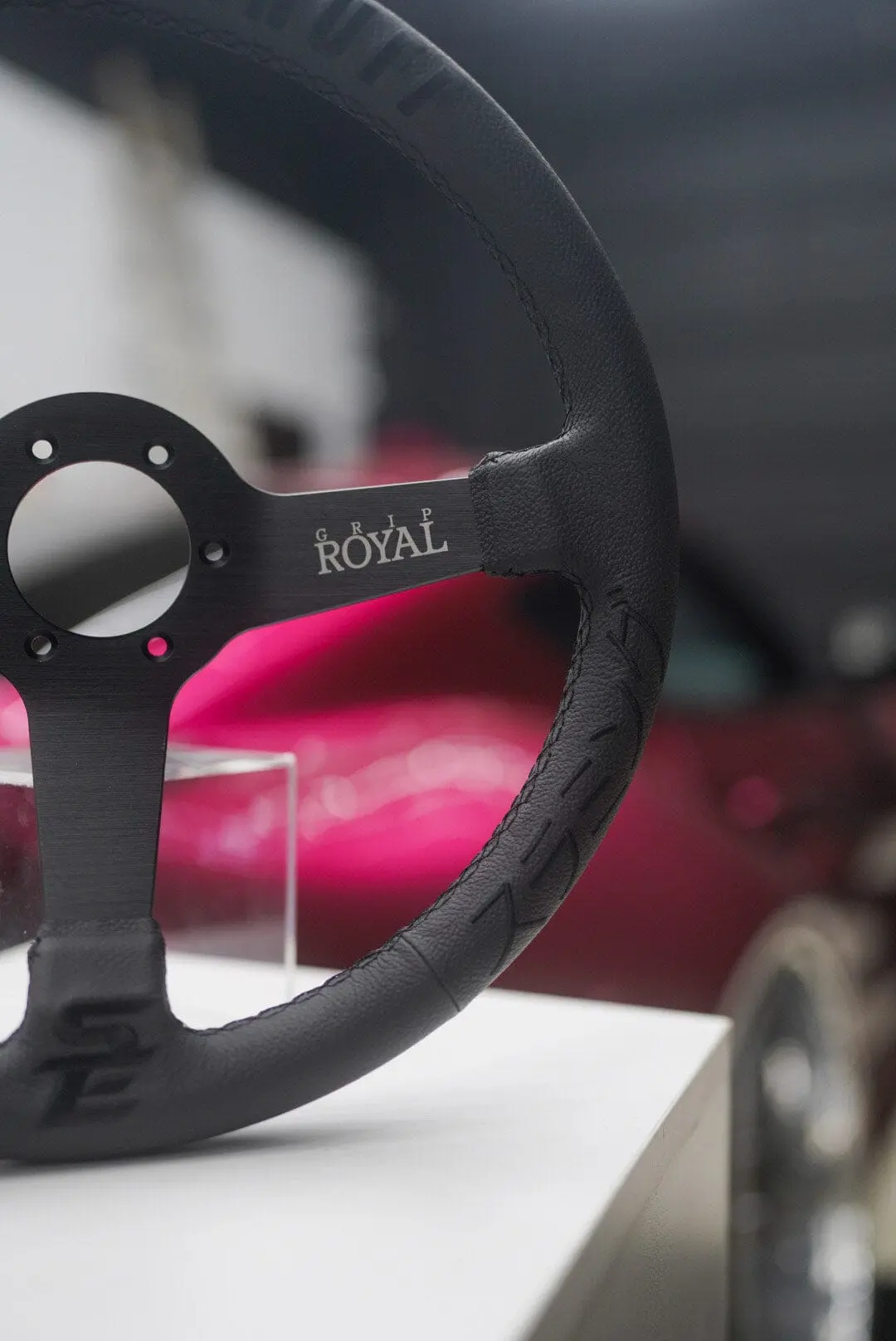 Slammedenuff X Grip Royal V1 Blackout Steering Wheel 2