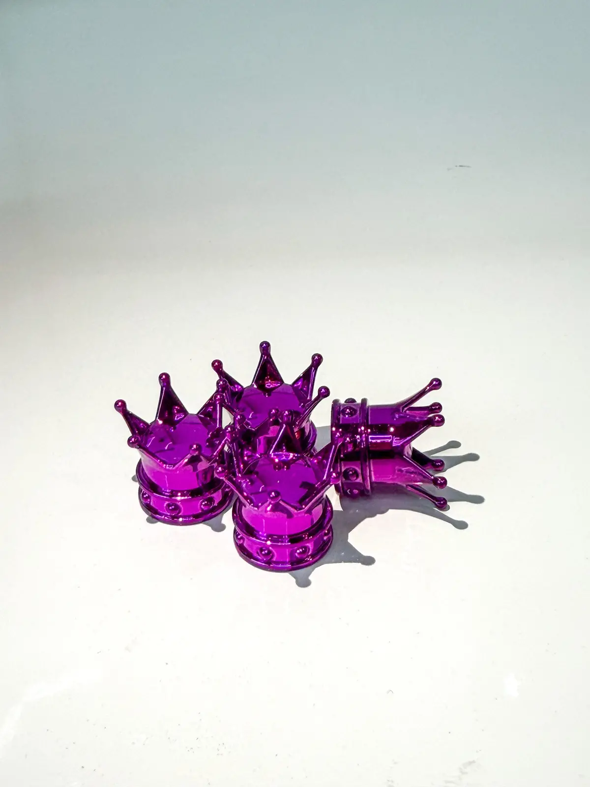 Purple Crown Valve Stem Caps 1