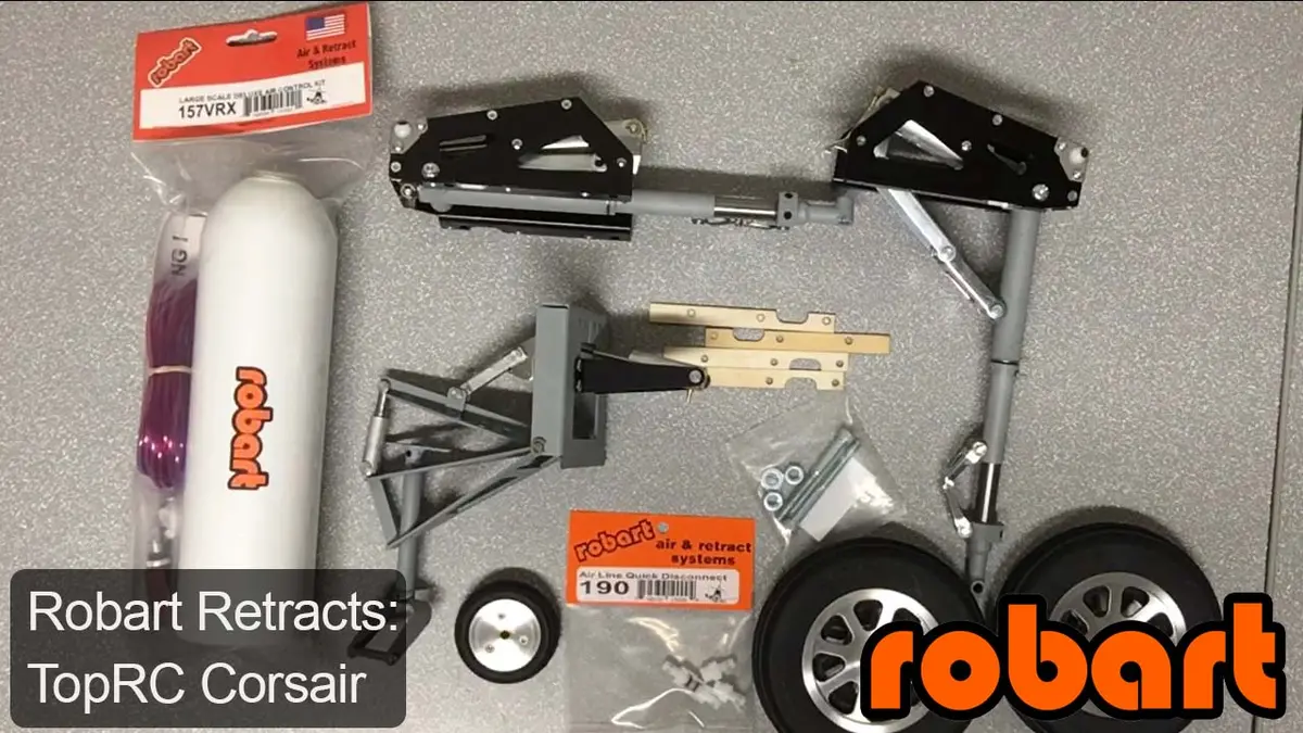 Top R/C Corsair Retract Combo Kit 2