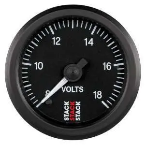 Stack 52Mm Professional Stepper Motor Analogue Battery Voltage Gauge 1