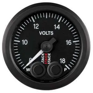 Stack 52Mm Pro-Control Battery Voltage Gauge 1